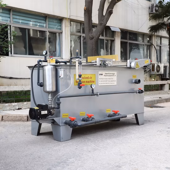 최고의 기술로 뜨거운 판매 용존 공기 부양 오일 제거 장치