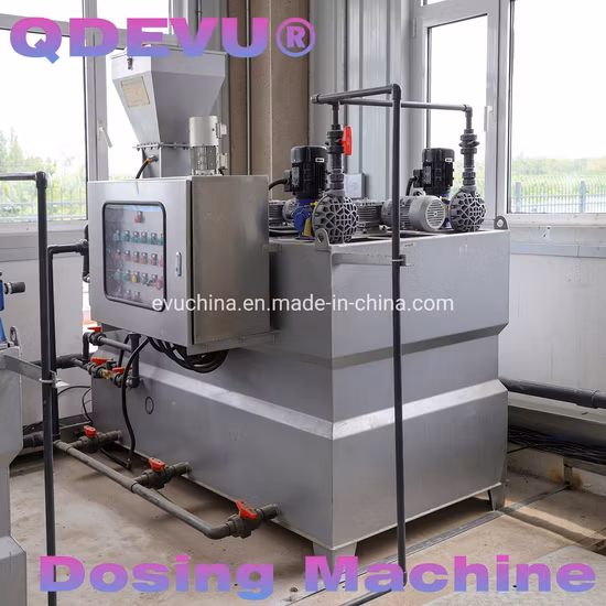 정량적 폴리머 솔루션 공급 장비 산업용 화학 투약 장치